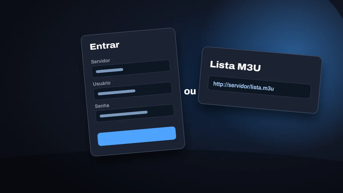 Ilustração: Xtream Codes ou M3U