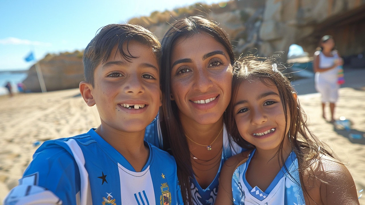 Torcida Feminina Apoia a Seleção Argentina na Copa América 2024