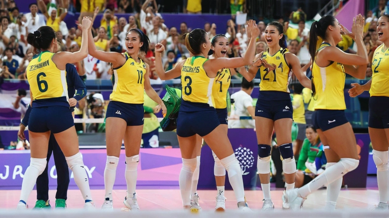 Brasil Brilha no Vôlei Feminino e Avança às Quartas de Final nas Olimpíadas de Paris 2024