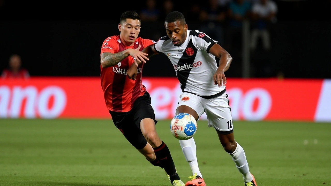 Vasco empata em 2-2 com Atlético-GO e segue na luta por vaga na Libertadores