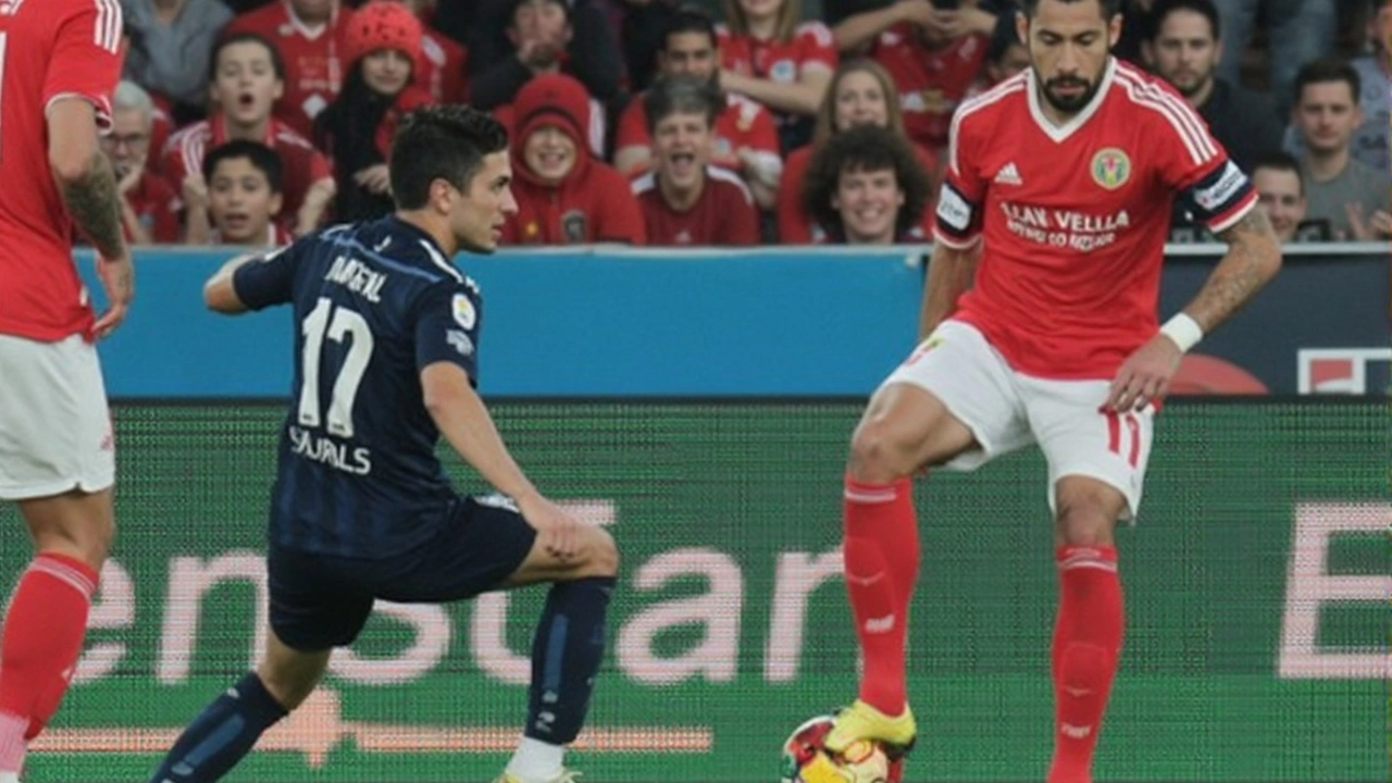 Benfica supera Moreirense por 1-0 e reduz diferença para o Sporting