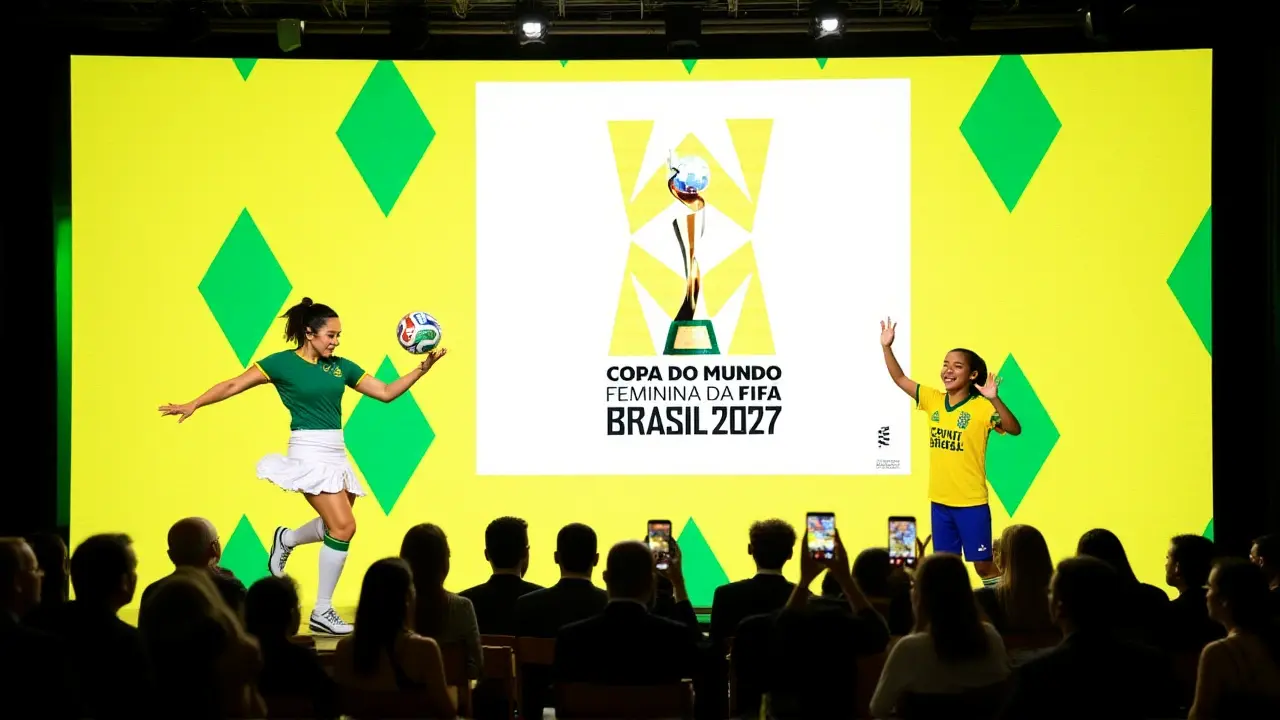 FIFA revela marca da Copa do Mundo Feminina 2027 no Rio de Janeiro